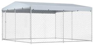 Vanjski kavez za pse s krovom 382x382x225 cm - 382 x 382 x 225 cm 1 Da 382 x 382 x 225 cm