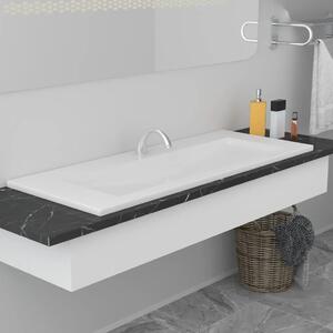 Ugradbeni Lavabo - Umivaonik 101 x 39 5 x 18 5 cm keramički bijeli - 101 x 39.5 x 18.5 cm 101 x 39.5 x 18.5 cm