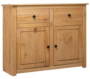 Komoda od masivne borovine 93 x 40 x 80 cm asortiman Panama - Smeđa 1 Smeđa