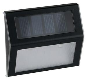 Paulmann Solarna vanjska zidna LED svjetiljka Dayton (0,05 W, Crne boje, Š x V: 10 x 8 cm)