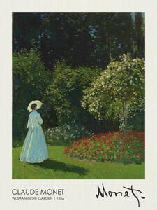 Reprodukcija Jeanne Marie Lecadre In The Garden (1866), Claude Monet