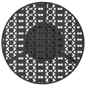VidaXL Bistro stol crni 40 x 70 cm metalni