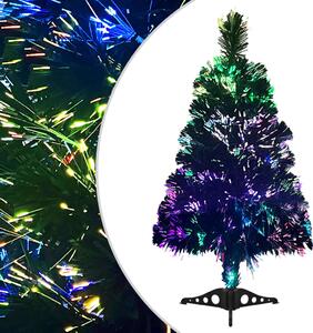 VidaXL Umjetno božićno drvce od optičkih vlakana 64 cm zeleno