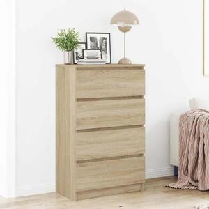 Komoda boja hrasta sonome 60 x 35 x 98 5 cm konstruirano drvo - sonoma hrast 1 Sonoma hrast