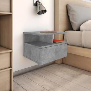 Viseći noćni ormarići 2 kom 40x31x27cm konstruirano drvo - Beton siva 2 Beton siva 2