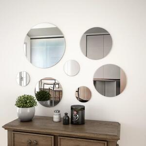 VidaXL 7-dijelni set okruglih zidnih ogledala od stakla