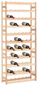 Stalak za vino za 77 boca od borovine - Prirodna 1 1 77
