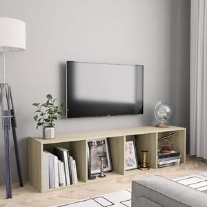 Ormarić za knjige/TV boja hrasta sonome 143 x 30 x 36 cm - sonoma hrast 1 1 Sonoma hrast