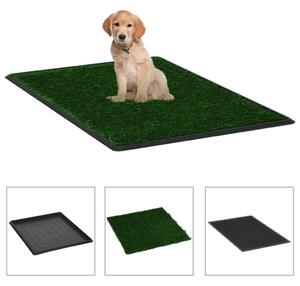 Toalet za ljubimce s pladnjem i travom zeleni 64 x 51 x 3 cm - 64 x 51 x 3 cm 1 64 x 51 x 3 cm