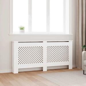 Maska za radijator - Pokrov za radijator bijeli 172 x 19 x 81 5 cm MDF - Bijela 172 x 19 x 81.5 cm 1