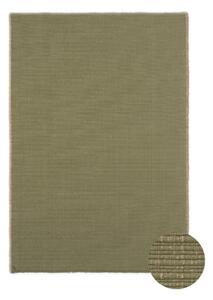 Kaki zeleni ručno rađen pamučan tepih 140x200 cm Handloom – Lorena Canals