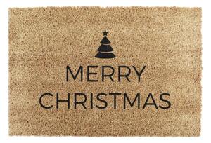 Otirač s božićnim motivom od kokosovih vlakana 40x60 cm Merry Christmas – Artsy Doormats