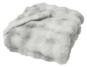 Siva deka od mikropliša 180x220 cm Mounty – douceur d'intérieur
