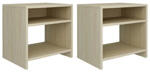 Noćni ormarići 2 kom boja hrasta 40x30x40 cm konstruirano drvo - sonoma hrast 2 Sonoma hrast 2