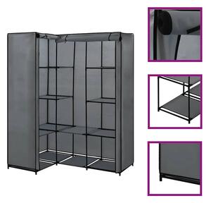 Kutni ormar sivi 130 x 87 x 169 cm - Siva 1 1 Siva