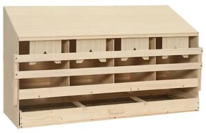Gnijezdo za nesilice s 4 odjeljka 106x40x59 cm masivna borovina - 106 x 40 x 59 cm 106 x 40 x 59 cm
