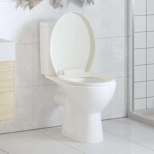 Daska za wc - Toaletna daska s mekim zatvaranjem i brzim otpuštanjem bijela - Bijela 45.5 x 37.5 cm 1 Bijela