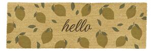 Otirač od kokosovih vlakana 40x120 cm Hello Lemons – Artsy Doormats