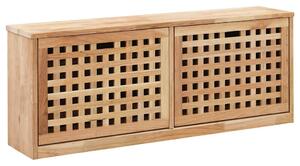 Klupa za pohranu cipela od masivne orahovine 94 x 20 x 38 cm - 1 38 cm 94 cm 1