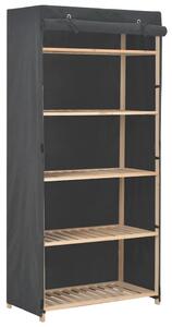 Ormar od tkanine sivi 79 x 40 x 170 cm - Siva 1 1 Siva