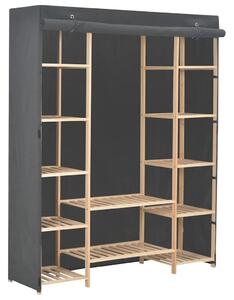 Ormar od tkanine sivi 135 x 40 x 170 cm - Siva 1 1 Siva