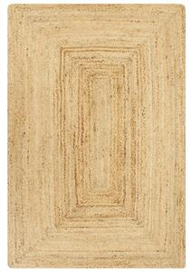 Ručno rađeni tepih od jute prirodne boje 80 x 160 cm - Prirodna 80 x 160 cm 80 x 160 cm Prirodna