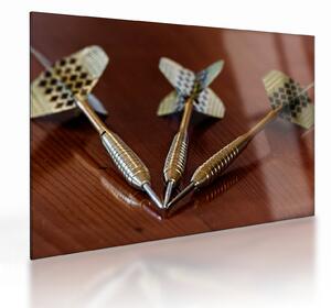 Staklena slika tri strelice (70x50 cm)