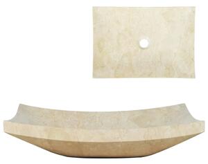 Lavabo - Umivaonik 50 x 35 x 12 cm mramorni krem - Krema Krema