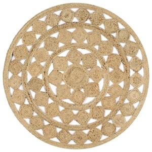 Ručno rađeni pleteni tepih od jute 120 cm - 120 cm 120 cm