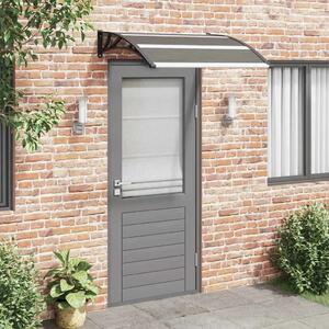 Nadstrešnica za vrata crna 120 x 100 cm PC - Smeđa i crna 120 x 100 cm 1 Smeđa i crna