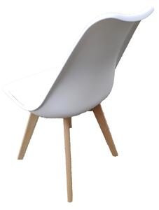 Blagovaonska stolica bijela skandinavski stil Basic