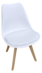 Stolica bijela u skandinavskom stilu BASIC