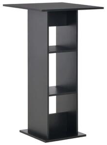 Barski stol crni 60 x 60 x 110 cm - Crna 1 Crna