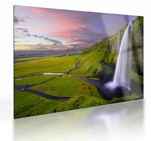 Staklena slika slapova (70x50 cm)