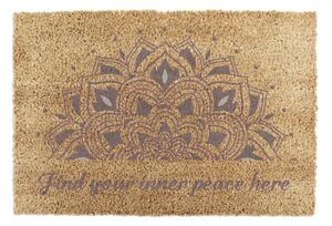 Otirač od kokosovih vlakana 40x60 cm Find Your Inner Peace – Artsy Doormats