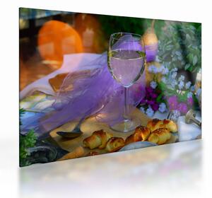 Staklena slika piknika (70x50 cm)
