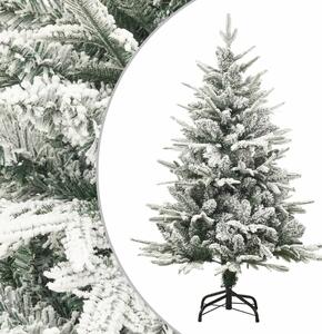 VidaXL Umjetno božićno drvce sa snijegom zeleno 120 cm PVC i PE