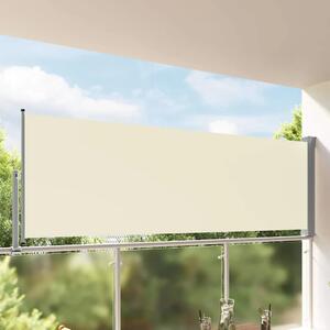 Uvlačiva bočna tenda za terasu 120 x 300 cm krem - Krema 120 x 300 cm 1 Krema