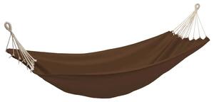 Sklopiva viseća ležaljka za 2 osobe smeđa 360 x 150 cm - Smeđa 1 Smeđa