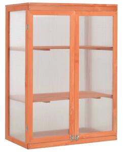 Staklenik od drva 75 x 47 x 109 cm