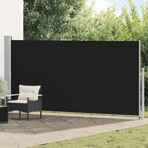 Uvlačiva bočna tenda 160 x 514 cm crna - Crna 160 x 500 cm 1 Crna