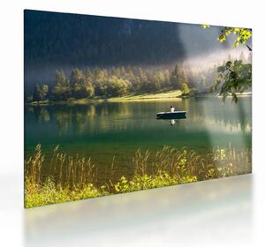 Staklena slika jezera (70x50 cm)