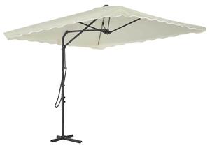 Vanjski suncobran s čeličnim stupom 250 x 250 cm boja pijeska - Pijesak 1 Pijesak
