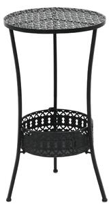Bistro stol crni 40 x 70 cm metalni