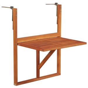 Viseći stol za balkon 64 5 x 44 x 80 cm masivno bagremovo drvo