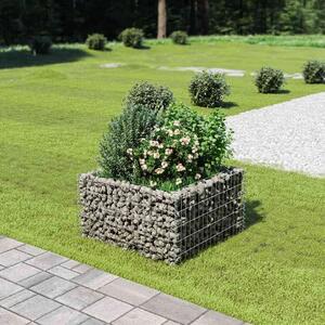 Gabionska sadilica od pocinčanog čelika 90 x 90 x 50 cm - 90 x 90 x 50 cm 1 90 x 90 x 50 cm