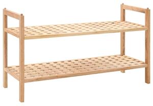 Stalak za cipele od masivnog orahovog drva 69 x 26 x 40 cm - 1 2 1 2
