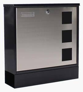 Rottner tresor Poštanski sandučić Design, inox/crni