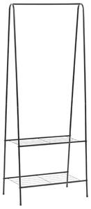 Stalak za odjeću 59 x 35 x 150 cm crni - Crna 1 1 Crna