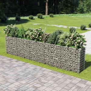 Gabionska sadilica od pocinčanog čelika 450 x 50 x 100 cm - 450 x 50 x 100 cm 1 450 x 50 x 100 cm